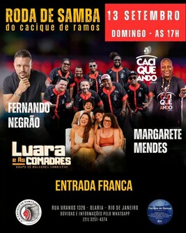 Roda de Samba do Cacique de Ramos - 13/09/26 (foto do evento)
