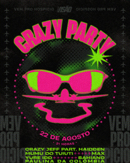 Crazy Party No Visão 22/08 (foto do evento)