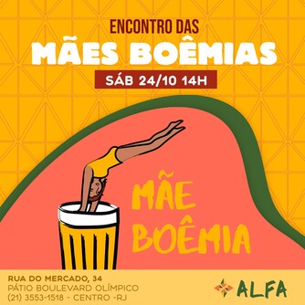 Encontro das Mães Boêmias no Alfa - 24/10/26 (foto do evento)