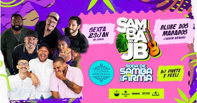 Samba do JB | Muito Samba + 1H Open Cerveja* @ Jardim Botânico (foto do evento)