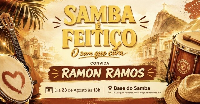 Samba é feitiço convida ramon ramos (foto do evento)