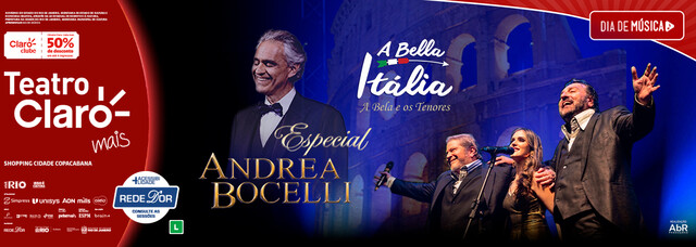 A Bella Itália – Especial Andrea Bocelli (foto do evento)