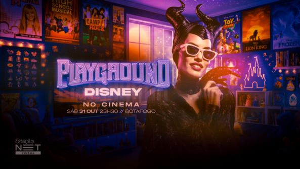 Playground Disney no Cinema · Esp. 3 anos · Full Open Bar · Estação Net Rio, Botafogo. (foto do evento)