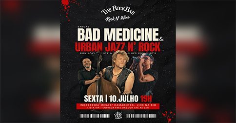 The rock bar / rock n' wine / bandas bad medicine e urban jazz n' rock (foto do evento)