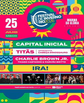Festival de inverno rio 2026 i capital inicial + titãs + charlie brown jr + ira! (foto do evento)