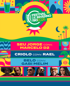 Festival de inverno rio 2026 i seu jorge + criolo + belo (foto do evento)