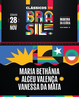 Clássicos do brasil / alceu valença + maria bethania + vanessa da mata (foto do evento)