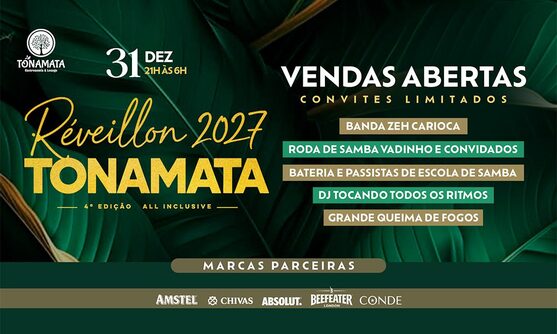 Réveillon tonamata 2027 - 4ª edição - all inclusive (foto do evento)