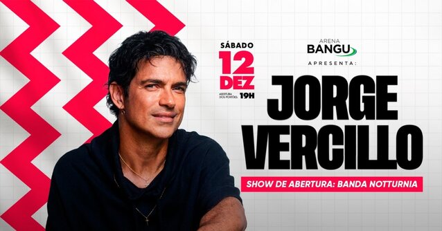 Jorge Vercillo | 12DEZ (SAB) | Arena Bangu (Bangu Shopping) (foto do evento)