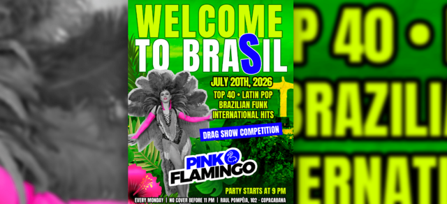 Pink Flamingo |Welcome to Brasil | Segunda, 20 de Julho 21h (foto do evento)