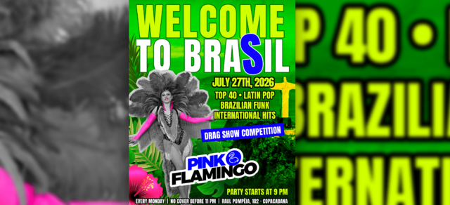 Pink Flamingo |Welcome to Brasil | Segunda, 27 de Julho 21h (foto do evento)