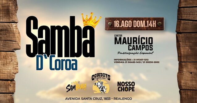 Samba d´coroa - em realengo cowboys (foto do evento)