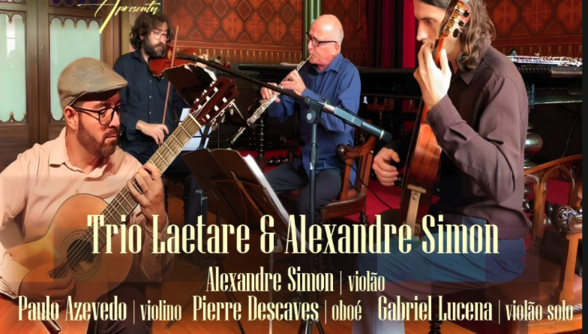 Trio Laetare e Alexandre Simon (foto do evento)