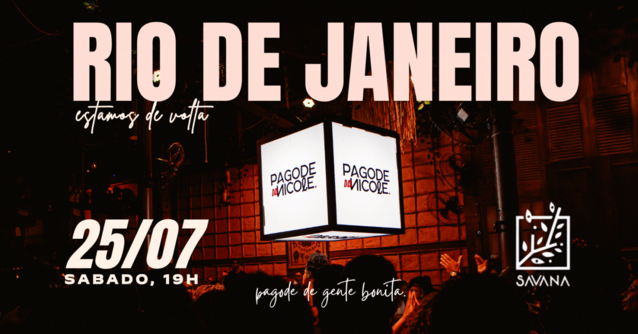 Pagode da Nicole no Rio de Janeiro (foto do evento)