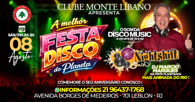 Nightshift a Melhor Festa Disco do Planeta! (foto do evento)