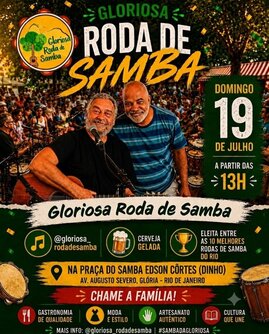 Gloriosa roda de samba (foto do evento)