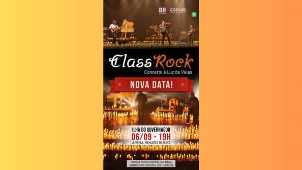 Class Rock - Concerto à Luz de Velas (foto do evento)