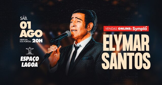 Elymar Santos no Espaço Lagoa | 01AGO (SAB) | Clube Monte Líbano (foto do evento)