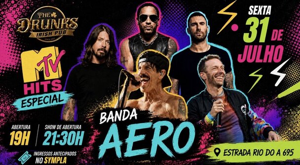 Especial mtv hits -banda aero (foto do evento)