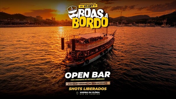 Boas a bordo - feriado 7 de setembro - segunda 13h (foto do evento)