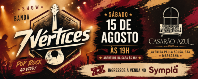 Show Banda 7 Vértices (foto do evento)
