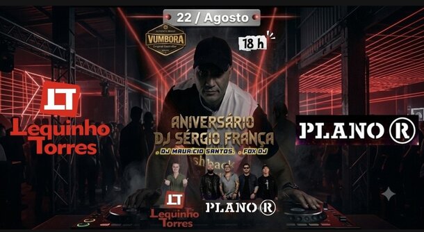 Aniversário dj sérgio frança (foto do evento)