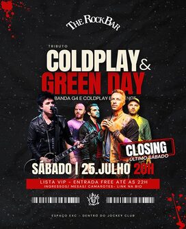 The rock bar / tributo coldplay e green day (foto do evento)