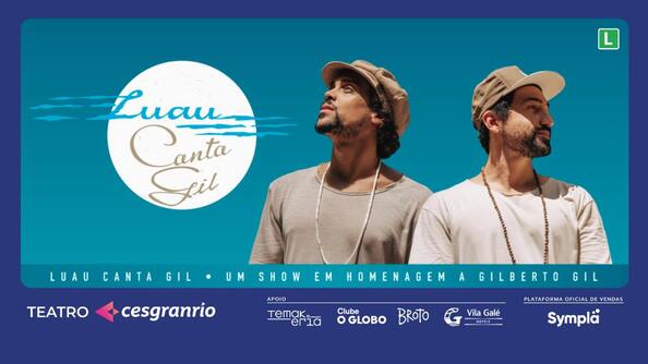 Luau canta gil (foto do evento)