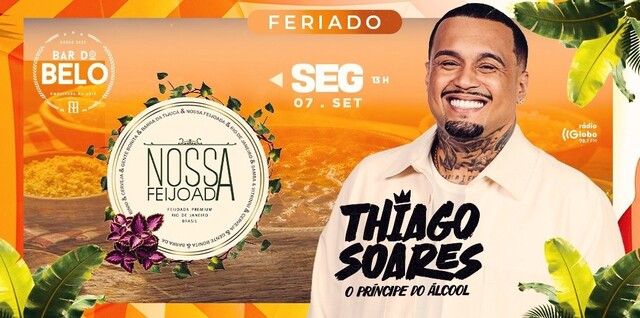Nossa feijoada: thiago soares (foto do evento)