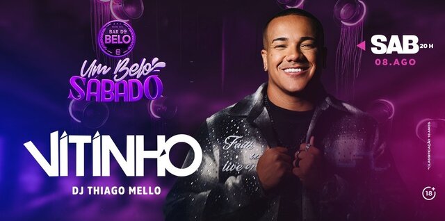 Um belo sábado apresenta: vitinho (foto do evento)