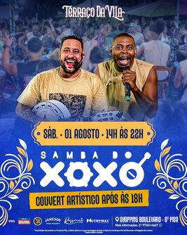 Samba do xoxó no terraço da vila (foto do evento)