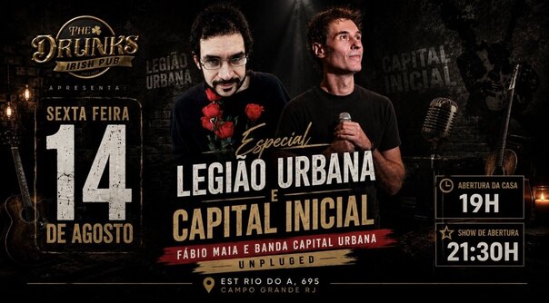 Especial legião urbana e capital inicial (foto do evento)