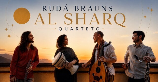 Rudá Brauns Al Sharq Quarteto na Casa de Mysterios (foto do evento)