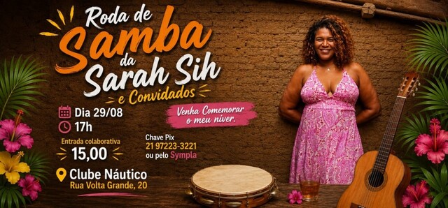 Samba da Sarah Si (foto do evento)