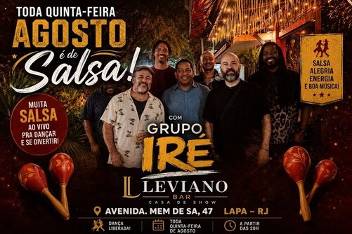 Grupo iré no leviano bar (foto do evento)