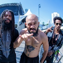 Black pantera no circo voador (foto do evento)