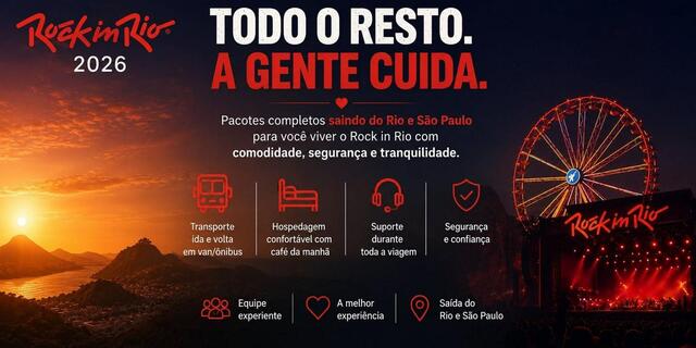 ✨ pacote rock in rio hotel transfers (foto do evento)