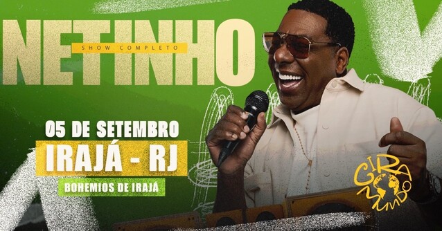 Netinho de Paula - Gira Mundo - BOHEMIOS de IRAJÁ (foto do evento)