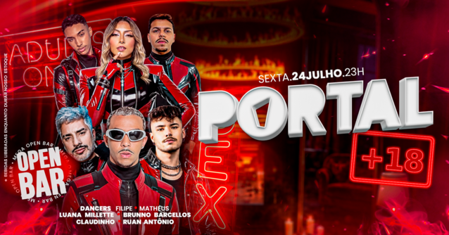 24/07 - portal +18 / mega open bar + tequileiro (foto do evento)