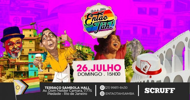 ENTÃO TAH! - A RODA DE SAMBA LGBTQIAPN+ da ZONA NORTE com NANA KOZAK (foto do evento)