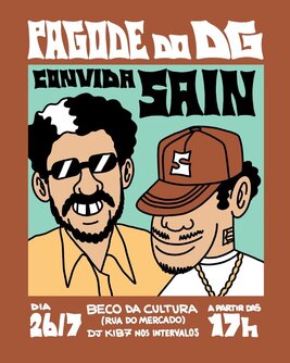 Pagode do dg convida sain (foto do evento)
