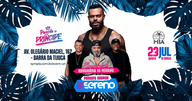 Pagode do principe no mia lounge convida vou pro sereno - barra da tijuca (foto do evento)
