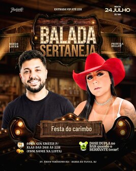 Sexta do Piseiro no Cowboy's Rustic Bar - 24/07/26 (foto do evento)