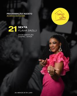 Flavia Saolli 21/08 (foto do evento)