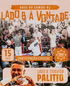 Lado B à Vontade convida Palitto (ex-intimistas) (foto do evento)