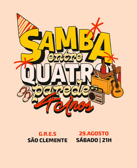 Samba Entre 4 Paredes • 4 ANOS (foto do evento)