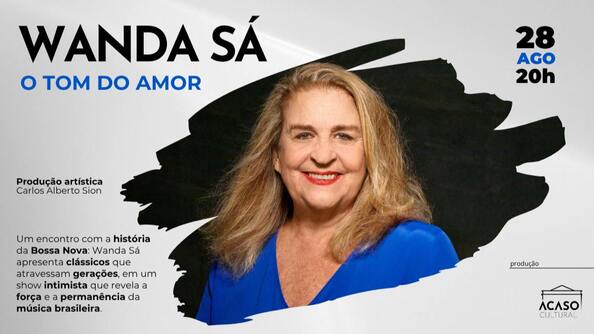 Wanda Sá – Tom do amor (foto do evento)