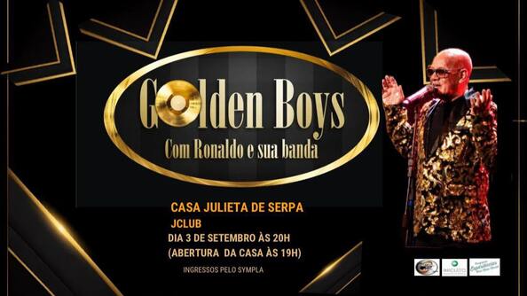Golden Boys com Ronaldo e sua banda (foto do evento)