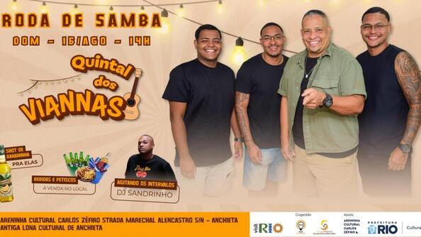 Roda de samba - Quintal dos Viannas (foto do evento)