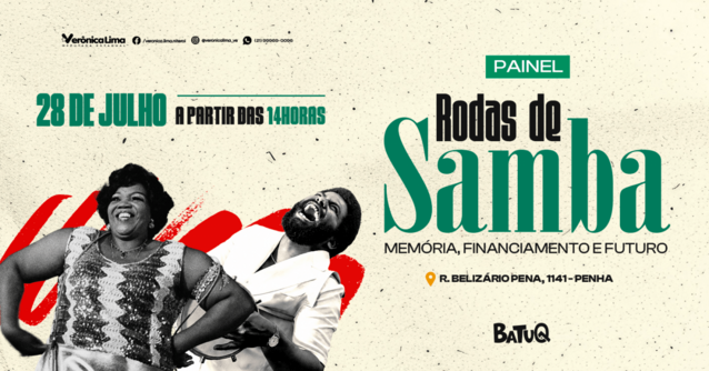 Painel de rodas de samba (foto do evento)